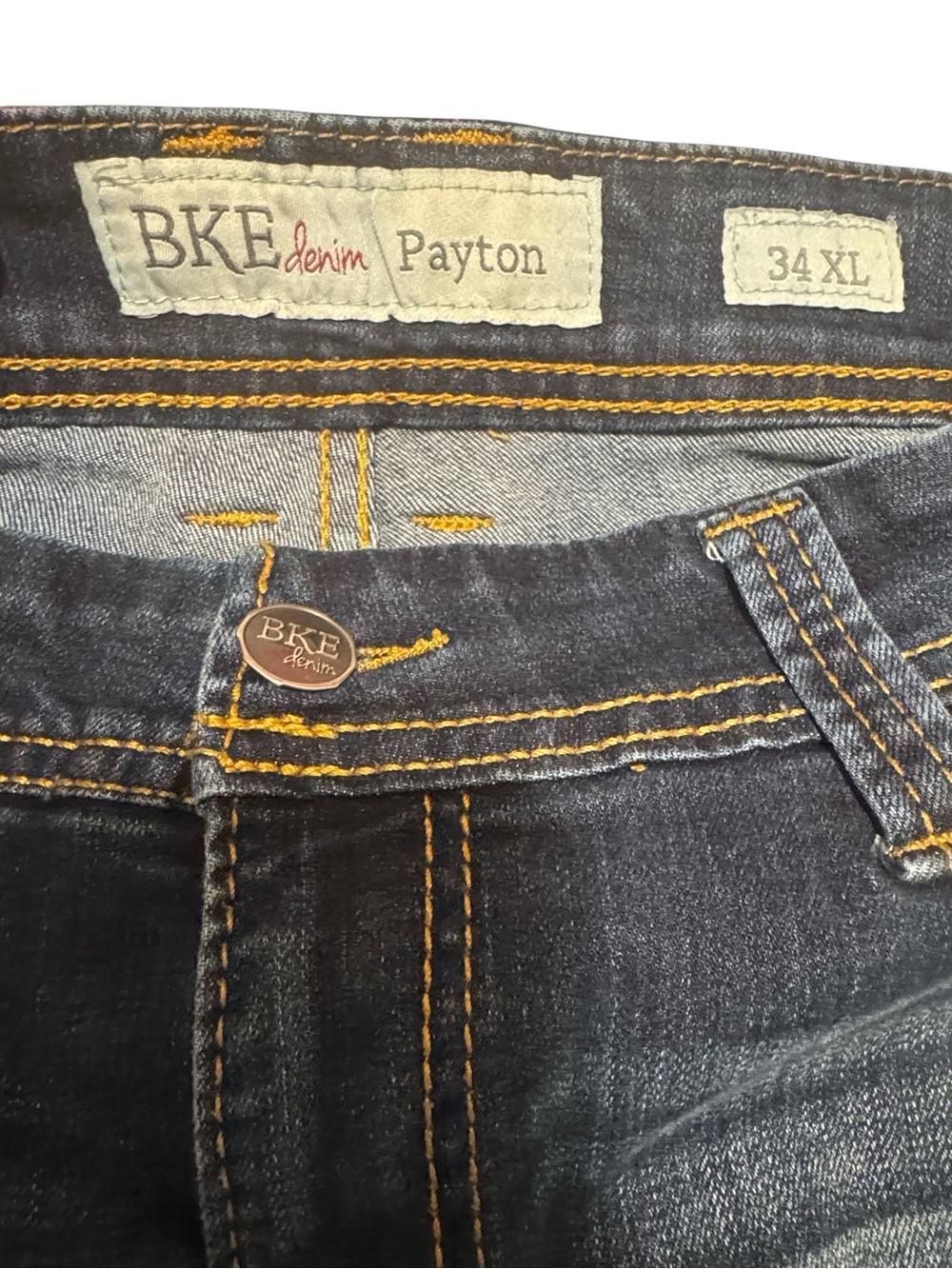 BKE Payton dark Wash straight leg size 34 XL - Picture 4 of 6